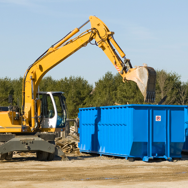 what size residential dumpster rentals are available in Lake Tanglewood TX